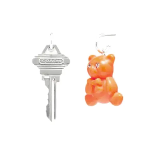 COACH Смешанные материалы Серьги Апельсин Женские