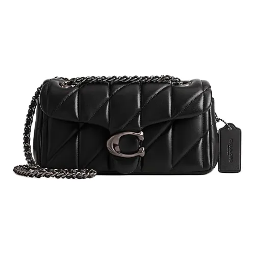 COACH Tabby Sheepskin Сумка через плечо Маленькая Женская Черная