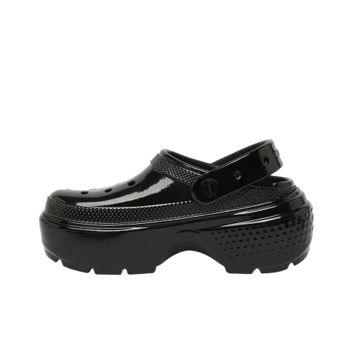 Crocs Сабо Черные Женские