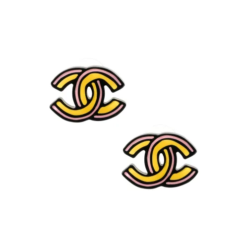 CHANEL Смола Серьги Женские Розовый