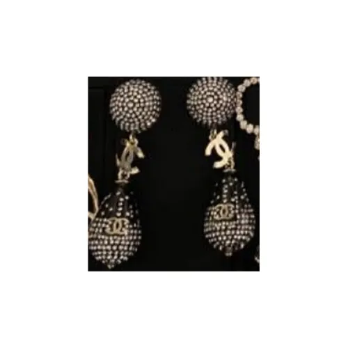 CHANEL Металлические Серьги Серебряные Женские