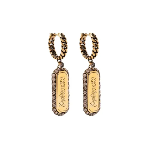 Alexander McQueen Серьги из бронзы Золотой Женские