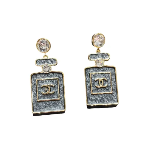 CHANEL Металлические Серьги Золотые Женские