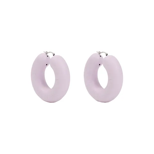 JW Anderson Brass Earrings Фиолетовый Женские