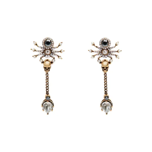 Alexander McQueen Серьги из бронзы Золотой Женские