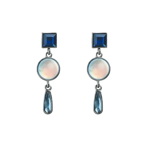 OQD Alloy Crystal Earrings Women's