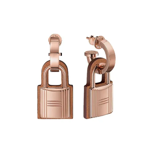 HERMES O'Kelly Серьги Розово-золотые Женские
