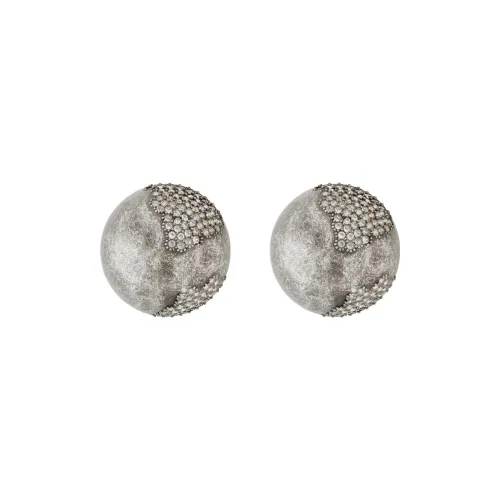 SAINT LAURENT Серебряные серьги из бронзы Женские