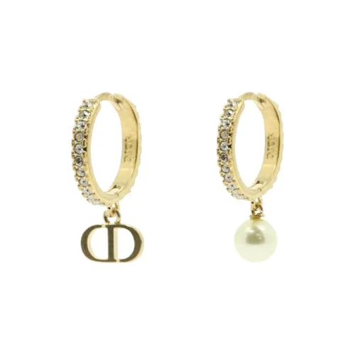 DIOR Металлические Серьги Золотые Женские