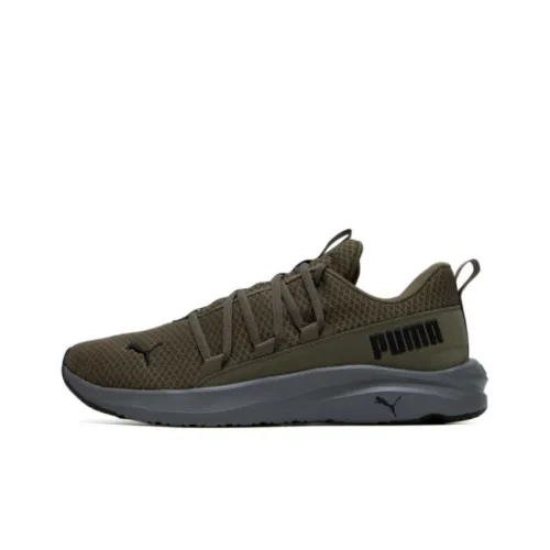 PUMA Softride Беговые кроссовки Низкий топ Зеленый Черный Мужской