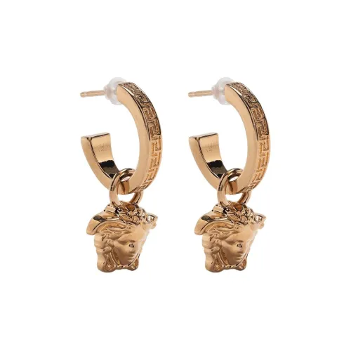 VERSACE Металлические серьги, золотой, унисекс