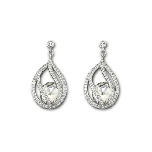 Swarovski Megan Металлические Серьги Серебра Женские