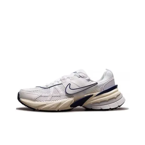 Nike V2K Run Low Топ Беговые кроссовки Женские Белый Серый