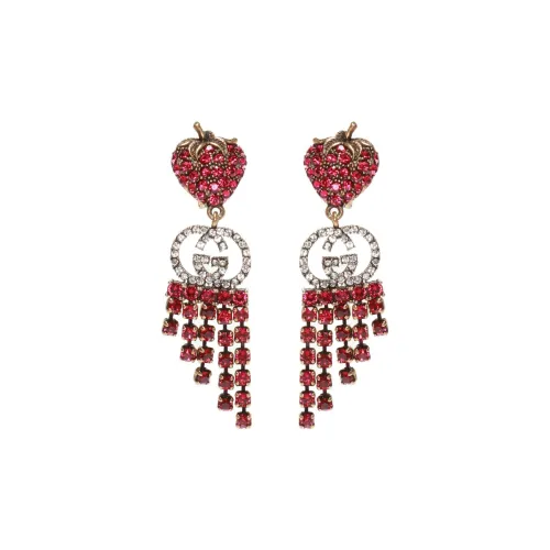 GUCCI Серьги Красные Женские