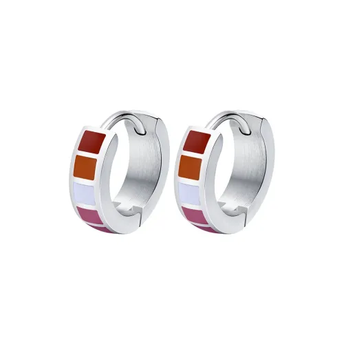 Серьги PEACE CAT из титановой стали унисекс разноцветные