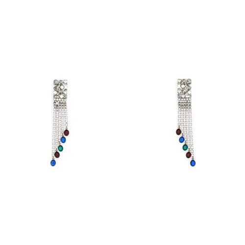 Alessandra Rich Серьги из металла женские многоцветные
