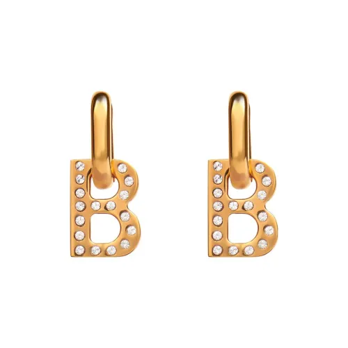 BALENCIAGA Серьги Золотые Женские