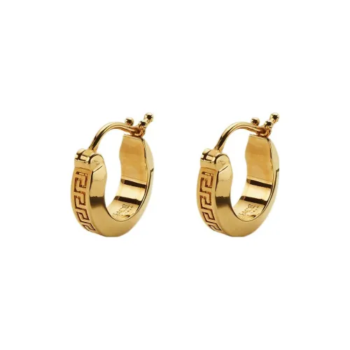 VERSACE Металлические Серьги Золотые Женские