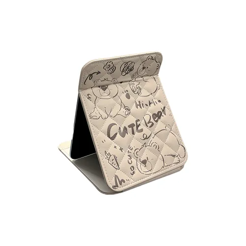 Shit Милый Складное Зеркальце для Студентов Дормитори Складной Зеркало для Макияжа Портативный Стол Подставка для Офиса Практичный