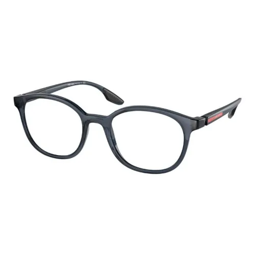 PRADA Нерегулярная форма Оправы для очков Мужской Синий