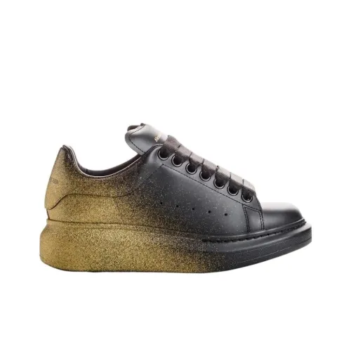 Alexander McQueen Oversized Sneaker Скейтборд Кроссовки Низкие Топ Желтый Черный Женские