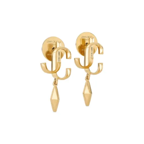 Jimmy Choo Brass Earrings Женские Золото