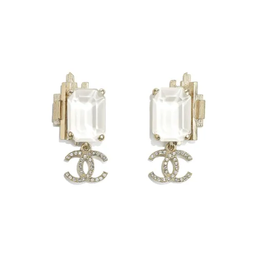CHANEL Серьги Белые Женские