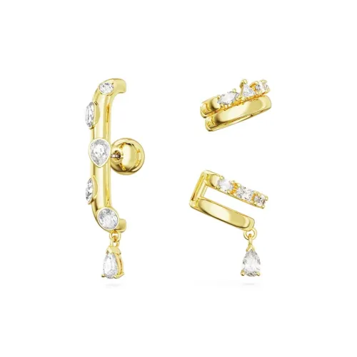 Swarovski Серьги с покрытием из золотого тона женские золотые