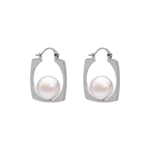 ROYALSASA Искусственный жемчуг медные серьги женские