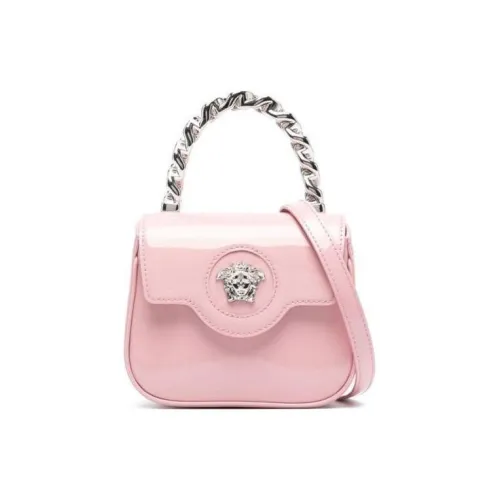 VERSACE Сумка через плечо из телячьей кожи мини-сумка для женщин розовая