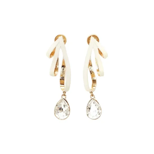 JW Anderson Серьги Белый, Желтый Женские