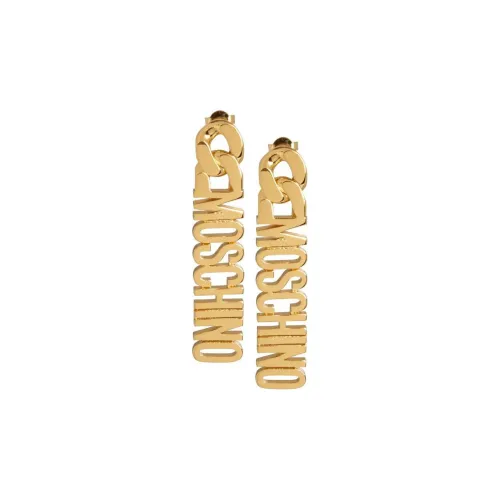 MOSCHINO Серьги из лата Женские Золотые