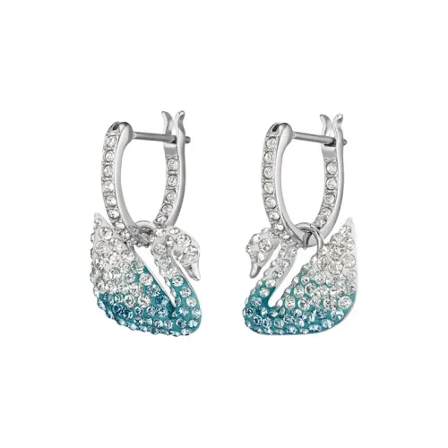 Swarovski Искусственный хрусталь Серьги Женские Синие