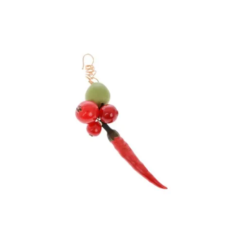 Maison Margiela Серьги из смолы, красные, женские