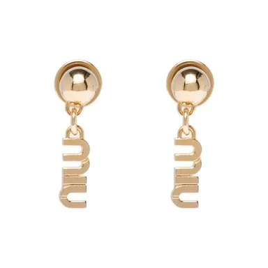 MIU MIU Металлические серьги женские