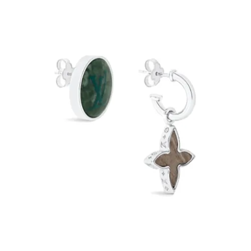 LOUIS VUITTON Серьги из серебра, металл, мужской