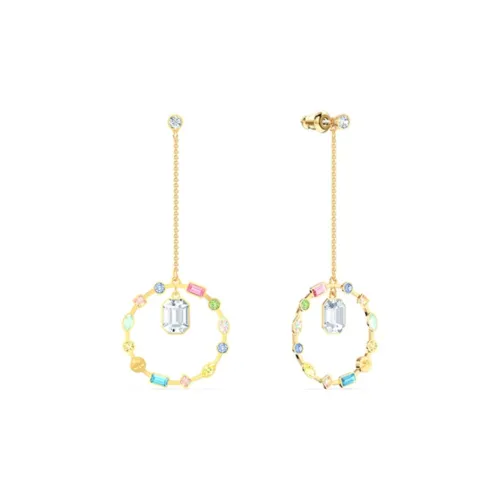 Swarovski Rainbow Swan Кристальные серьги женские