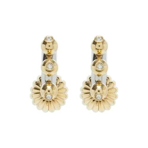 Lanvin Металлические Серьги Золотые Женские