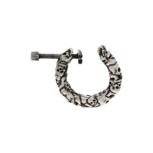 Серьги Alexander McQueen, серебряный, унисекс