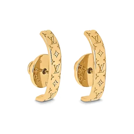LOUIS VUITTON NANOGRAM Металлические Серьги Женские