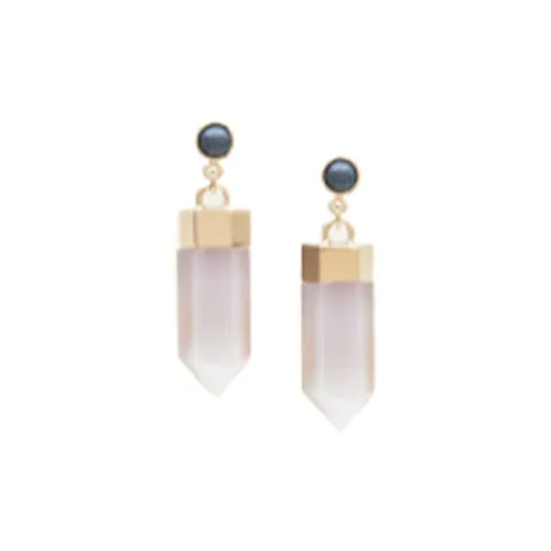 Chloe Латунь Aventurine Quartz Агат Серьги Женские Многоцветный