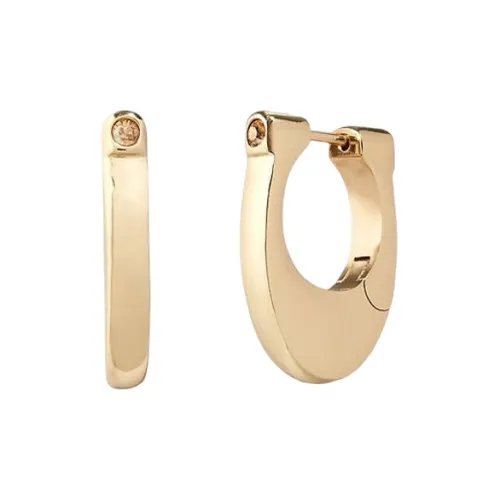 COACH Серьги из бронзы Золотой Женские