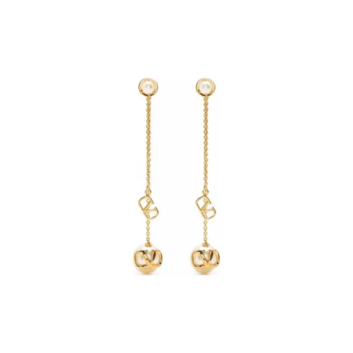 Valentino Brass Earrings Золотой Женские