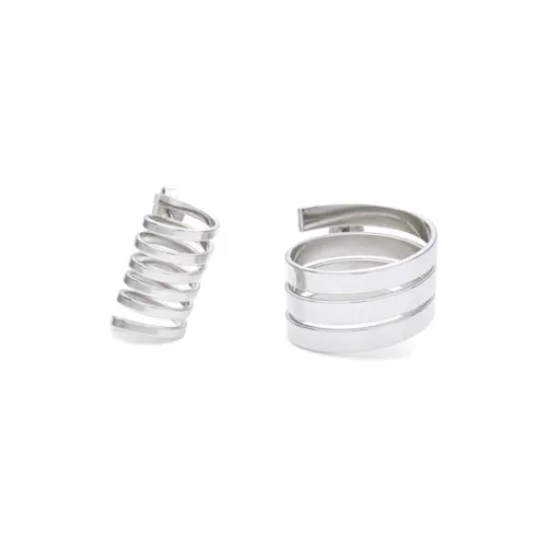MM6 Maison Margiela Серьги из бронзы Серебряный Женские