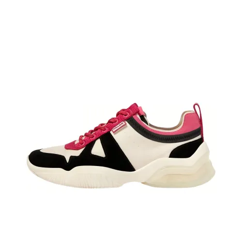 COACH CitySole Амортизация Низкий Топ Спортивная Повседневная Обувь Женская Белый Красный