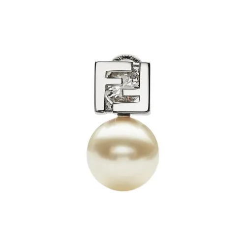 FENDI Серьги Серебряные Мужские