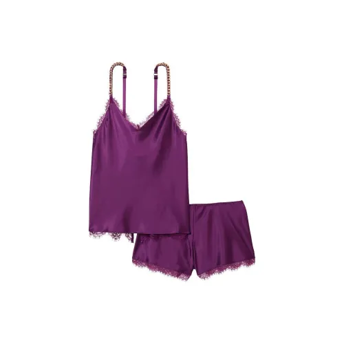 Victoria's Secret Пижамный комплект Женские Виноградный Сода Фиолетовый