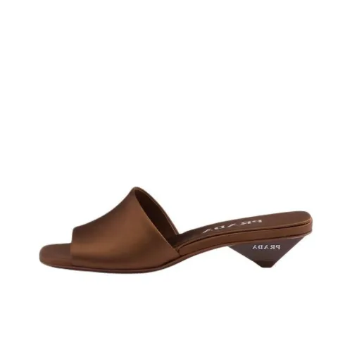 PRADA Слипоны Женские Коричневый