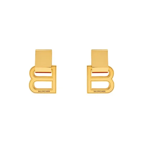 BALENCIAGA Серьги из бронзы Золотой Женские