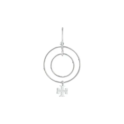 Tory Burch Серьги из нержавеющей стали, серебряные, женские